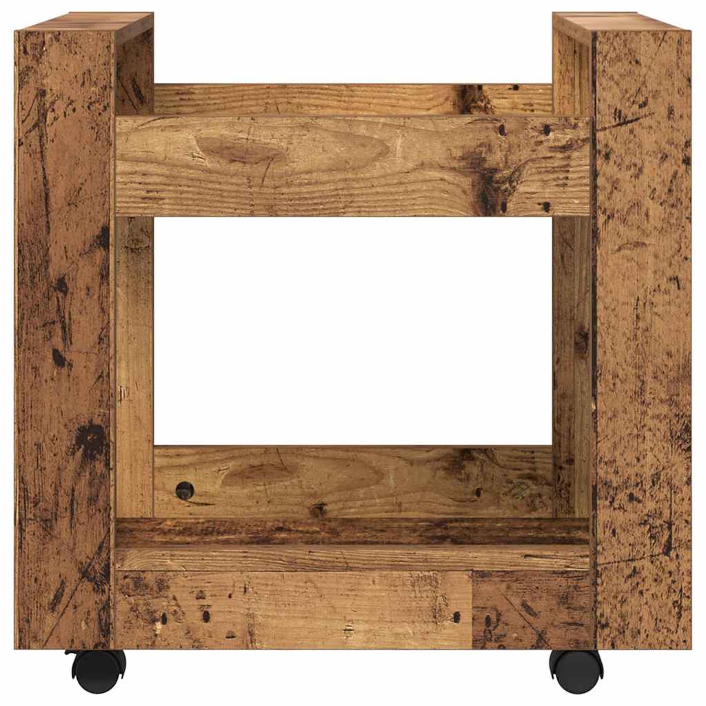 Bureau Trolley Oud Hout 60 x 45 x 60 cm Bewerkt hout is nu te koop bij PeponiXL, paradijselijk wonen!