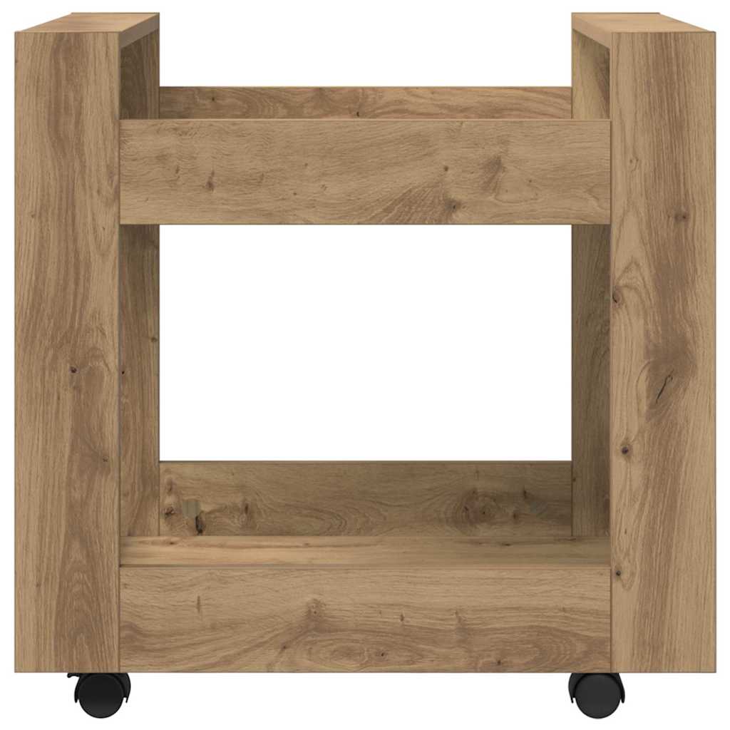 Bureau Trolley Artisan Eiken 60 x 45 x 60 cm Bewerkt hout is nu te koop bij PeponiXL, paradijselijk wonen!