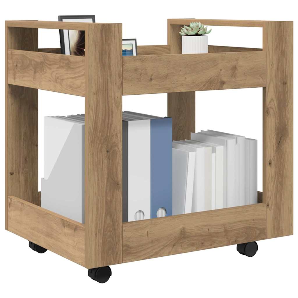 Bureau Trolley Artisan Eiken 60 x 45 x 60 cm Bewerkt hout is nu te koop bij PeponiXL, paradijselijk wonen!
