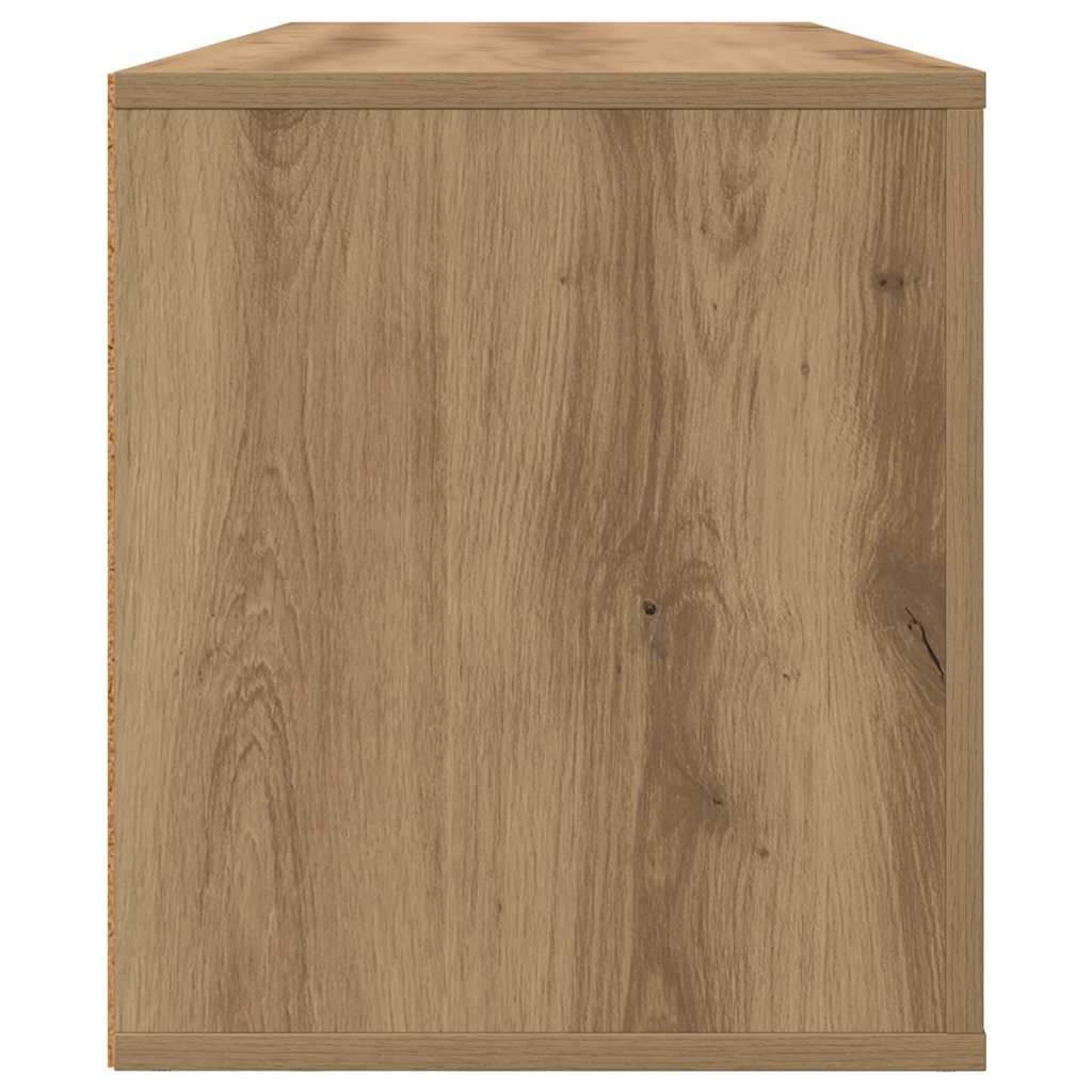 TV-kast met lade Artisan Eiken 100 x 35 x 40 cm Bewerkt hout is nu te koop bij PeponiXL, paradijselijk wonen!