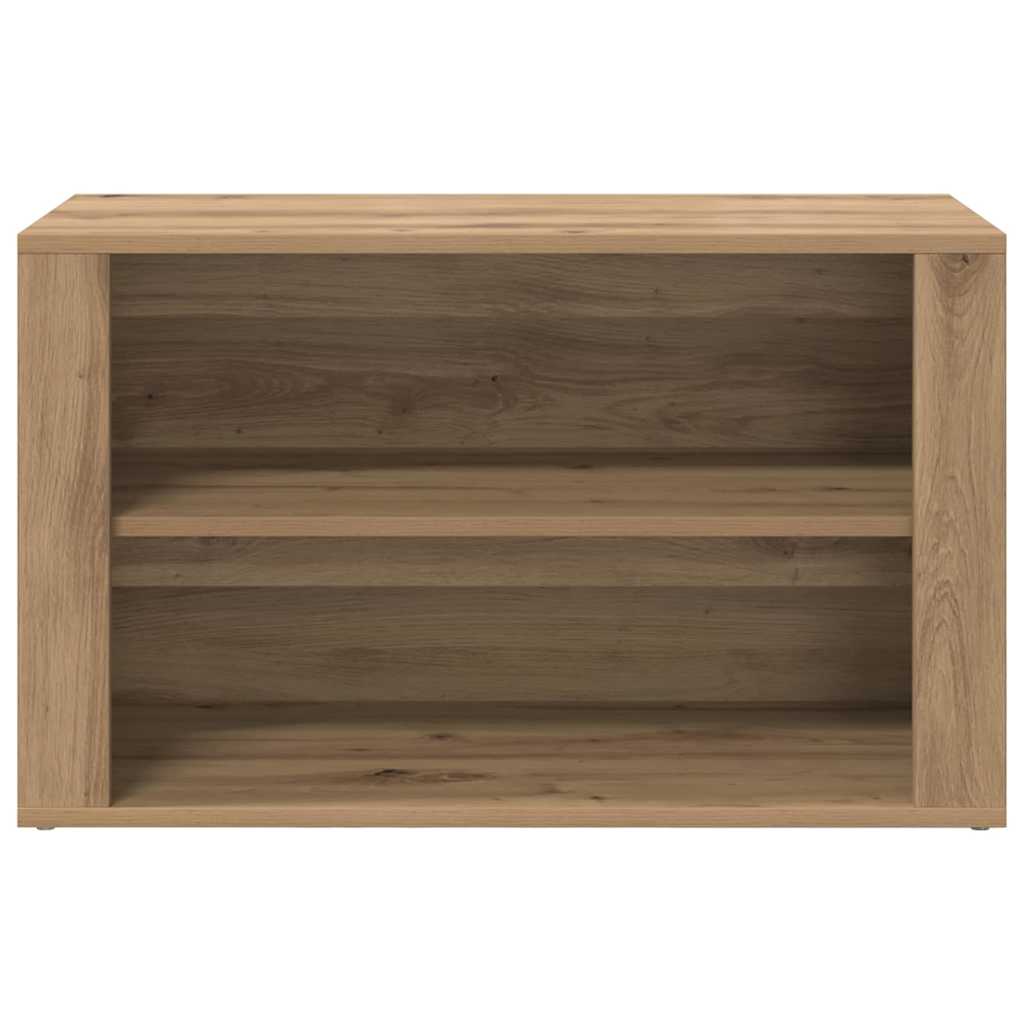 Schoenenrek met plank artisanaal eikenkleurig 75 x 35 x 45 cm is nu te koop bij PeponiXL, paradijselijk wonen!