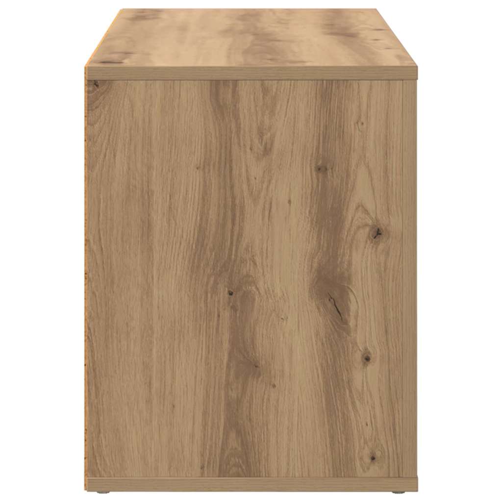 Schoenenrek met plank artisanaal eikenkleurig 75 x 35 x 45 cm is nu te koop bij PeponiXL, paradijselijk wonen!