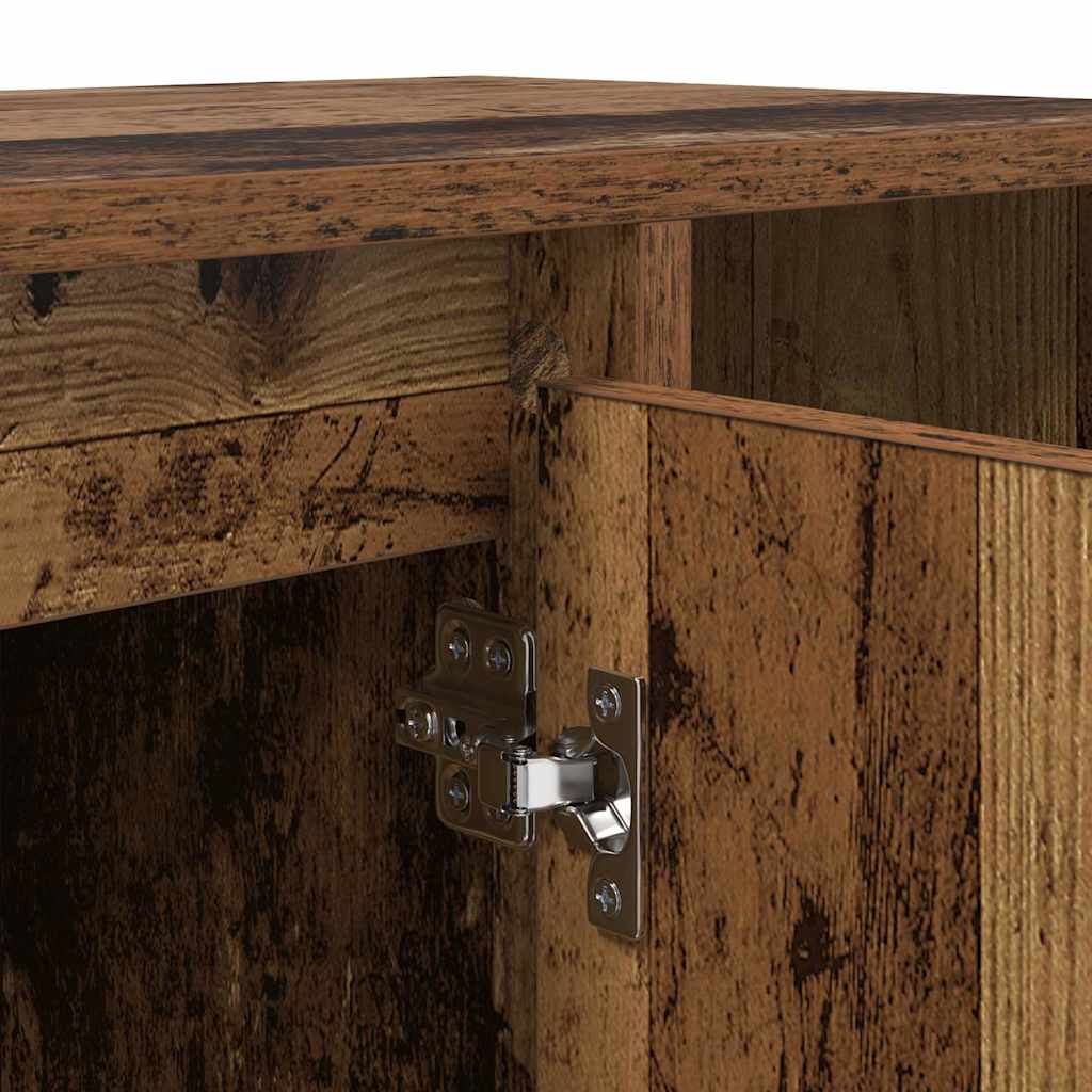 TV-kast Oud Hout 100 x 35 x 55 cm Bewerkt hout is nu te koop bij PeponiXL, paradijselijk wonen!