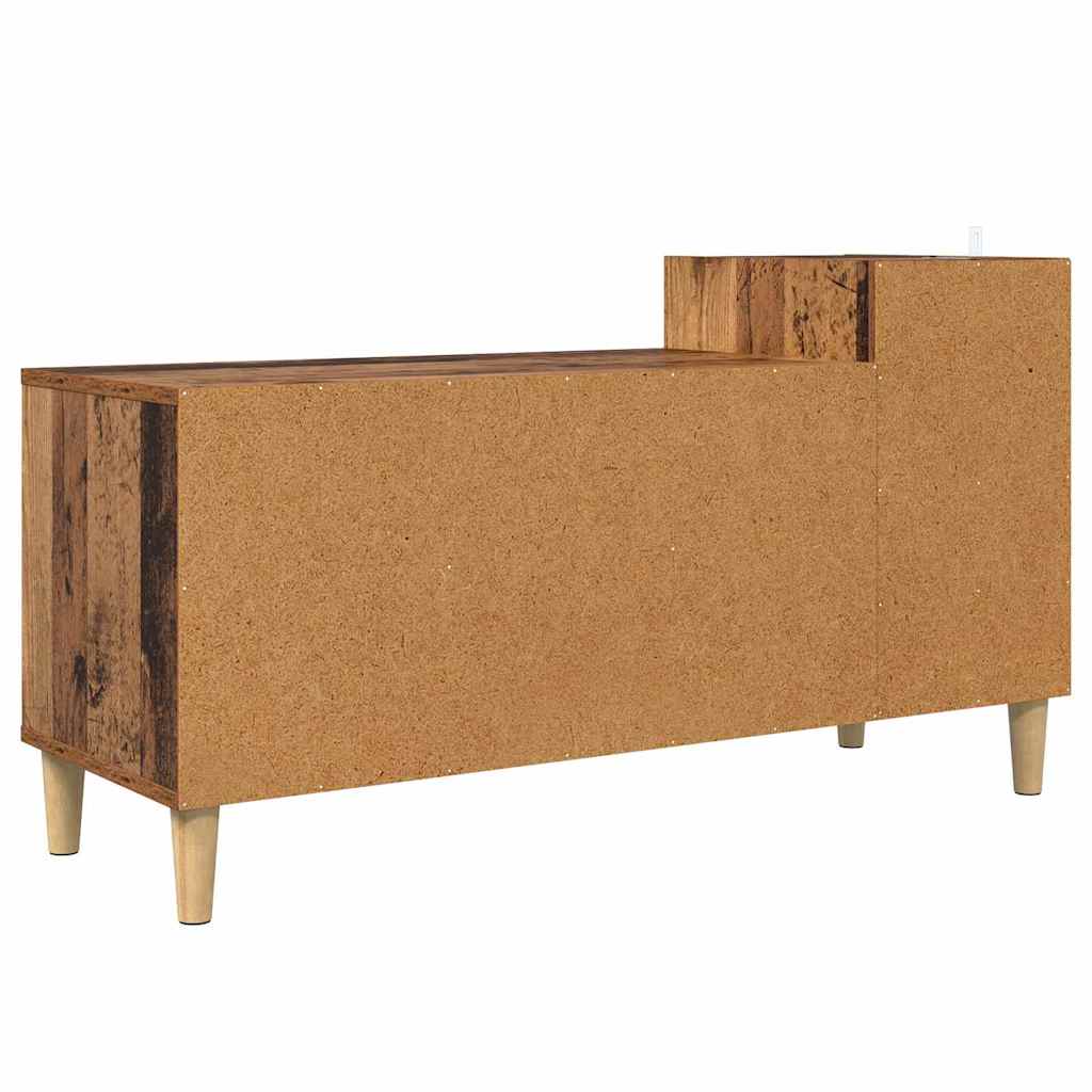 TV-kast Oud Hout 100 x 35 x 55 cm Bewerkt hout is nu te koop bij PeponiXL, paradijselijk wonen!
