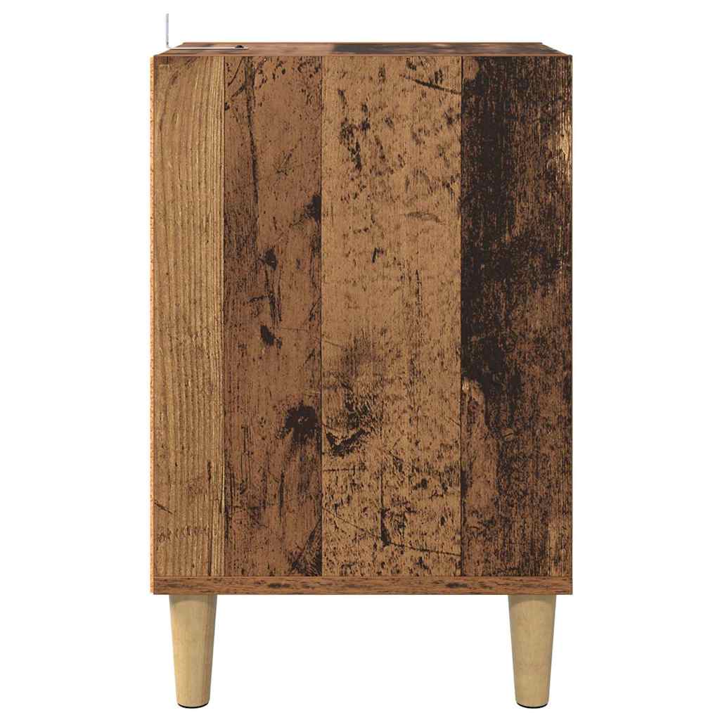 TV-kast Oud Hout 100 x 35 x 55 cm Bewerkt hout is nu te koop bij PeponiXL, paradijselijk wonen!