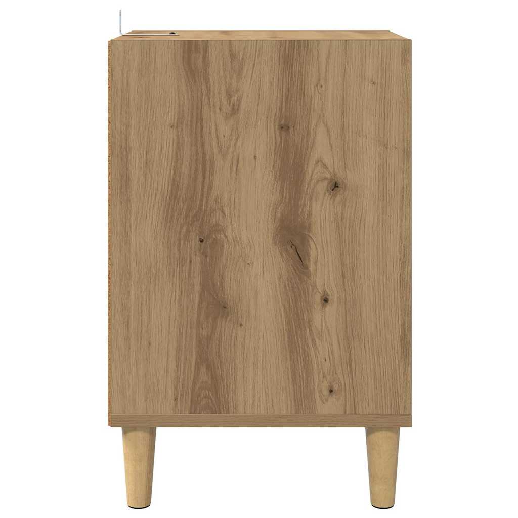 TV-kast Artisan Eiken 100 x 35 x 55 cm Bewerkt hout is nu te koop bij PeponiXL, paradijselijk wonen!