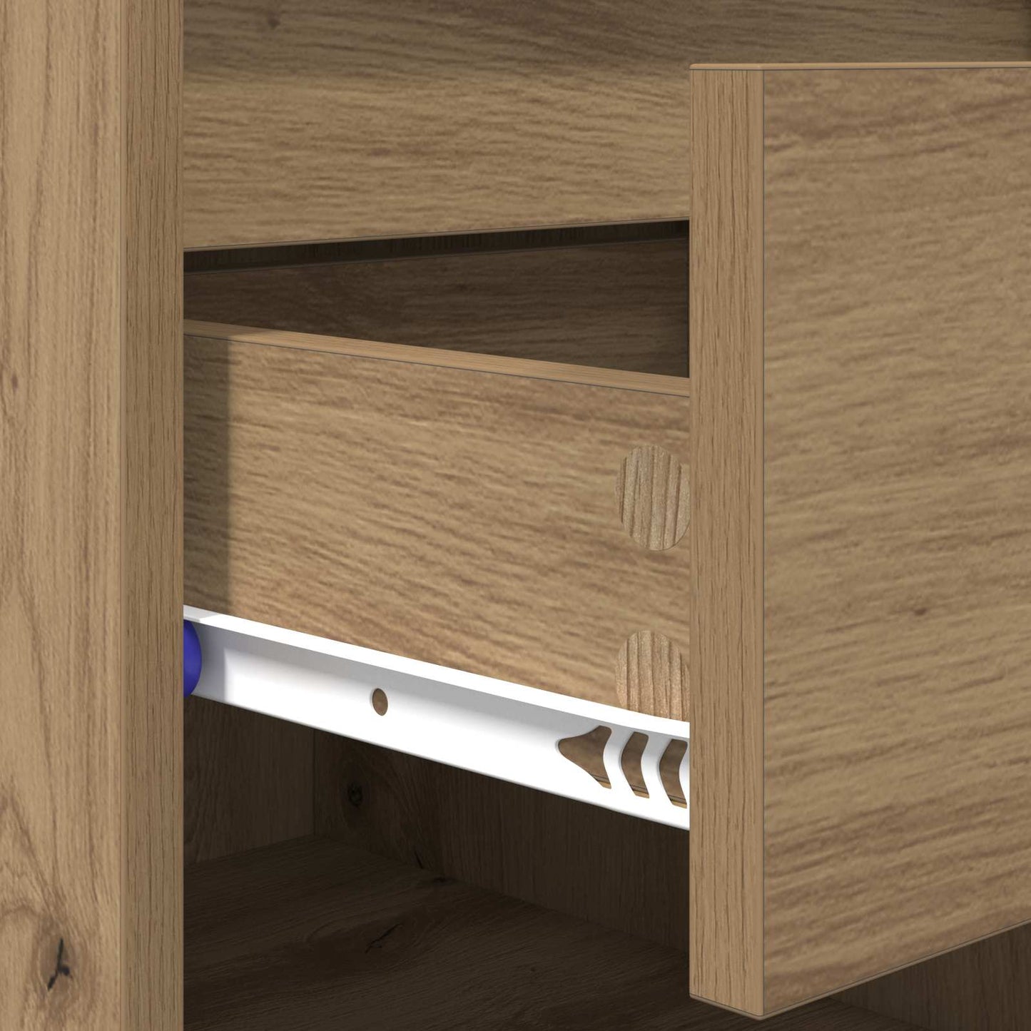 Schoenenkast 102 x 36 x 60 cm Bewerkt hout Artisan Eiken is nu te koop bij PeponiXL, paradijselijk wonen!