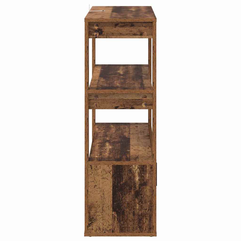 Dressoir Oud hout 30 x 80 x 90 cm Bewerkt hout is nu te koop bij PeponiXL, paradijselijk wonen!