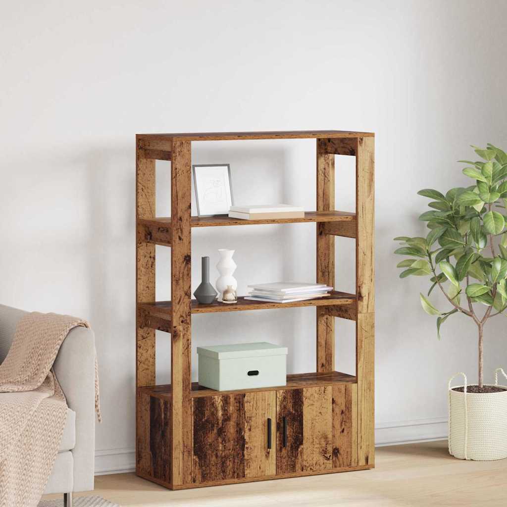 Dressoir Oud hout 30 x 80 x 119,5 cm Bewerkt hout is nu te koop bij PeponiXL, paradijselijk wonen!