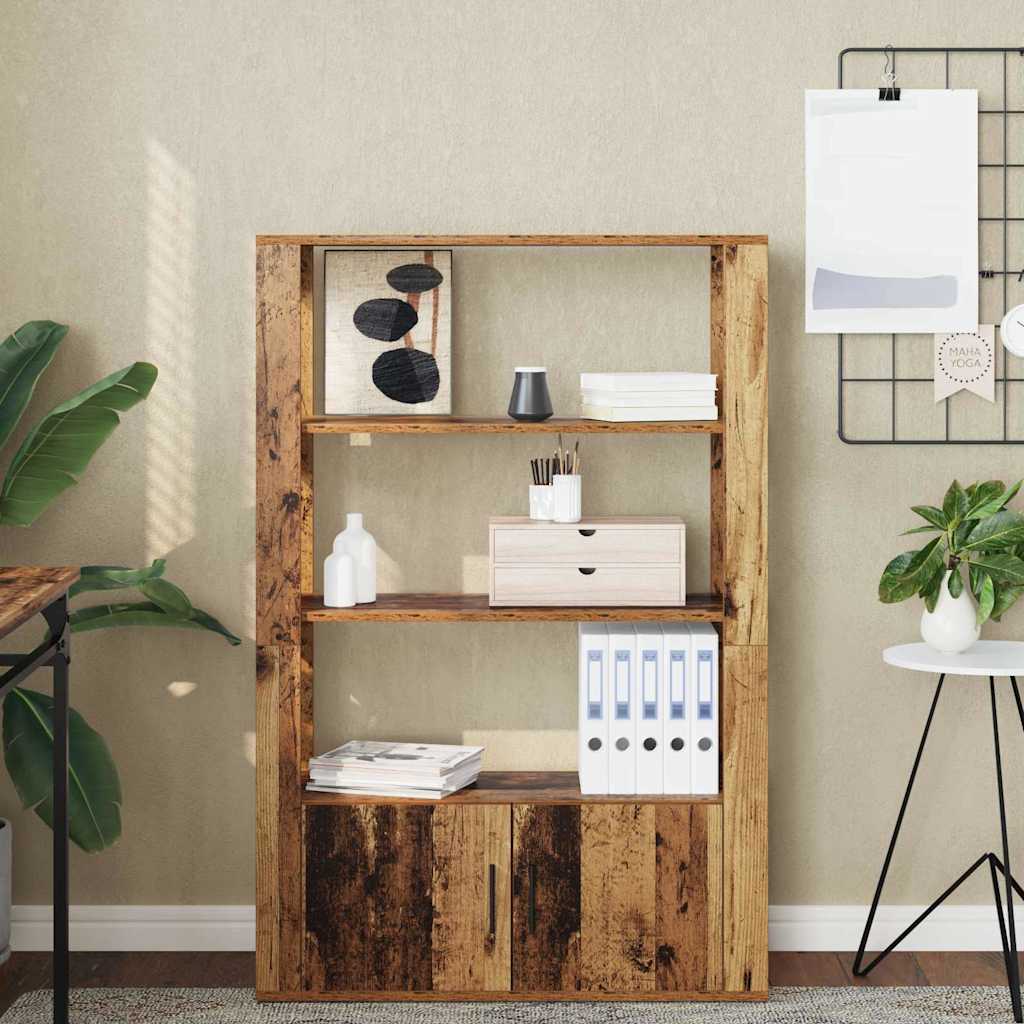 Dressoir Oud hout 30 x 80 x 119,5 cm Bewerkt hout is nu te koop bij PeponiXL, paradijselijk wonen!