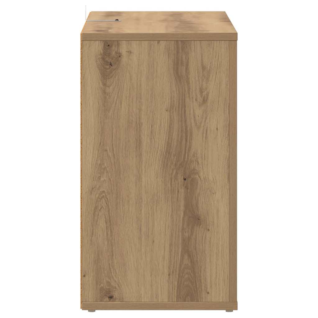 Dressoir Artisan Eiken 80 x 30 x 53 cm Bewerkt hout is nu te koop bij PeponiXL, paradijselijk wonen!