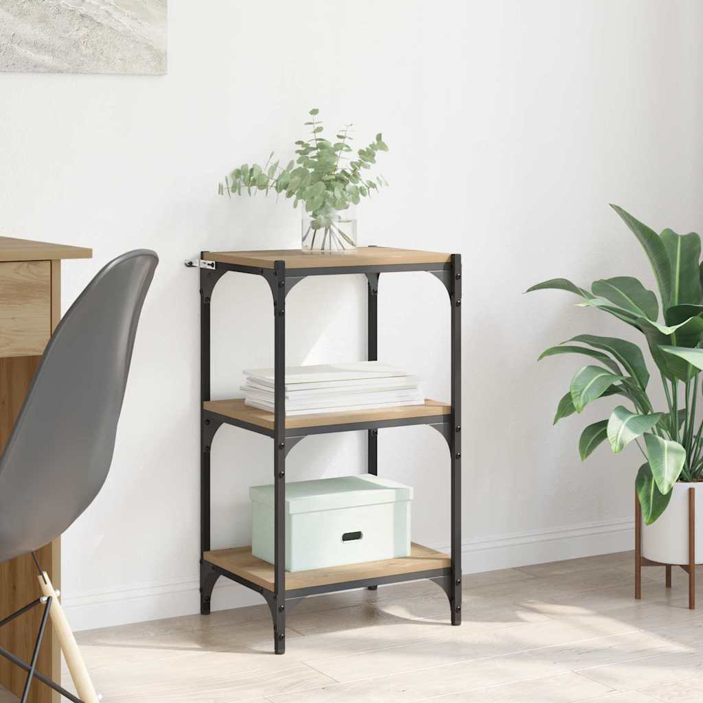 Boekenkast artisanaal eikenkleurig 40 x 33 x 70,5 cm is nu te koop bij PeponiXL, paradijselijk wonen!