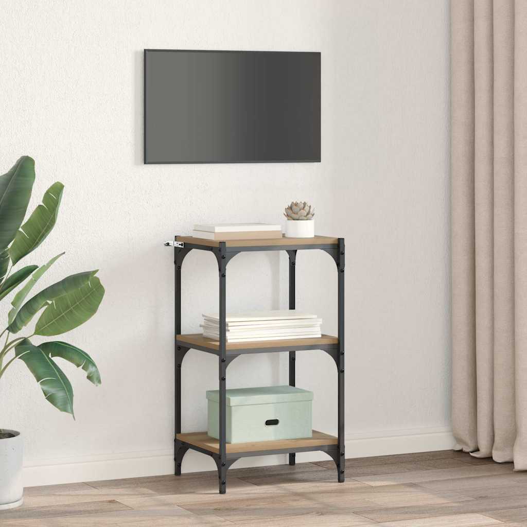 Boekenkast artisanaal eikenkleurig 40 x 33 x 70,5 cm is nu te koop bij PeponiXL, paradijselijk wonen!