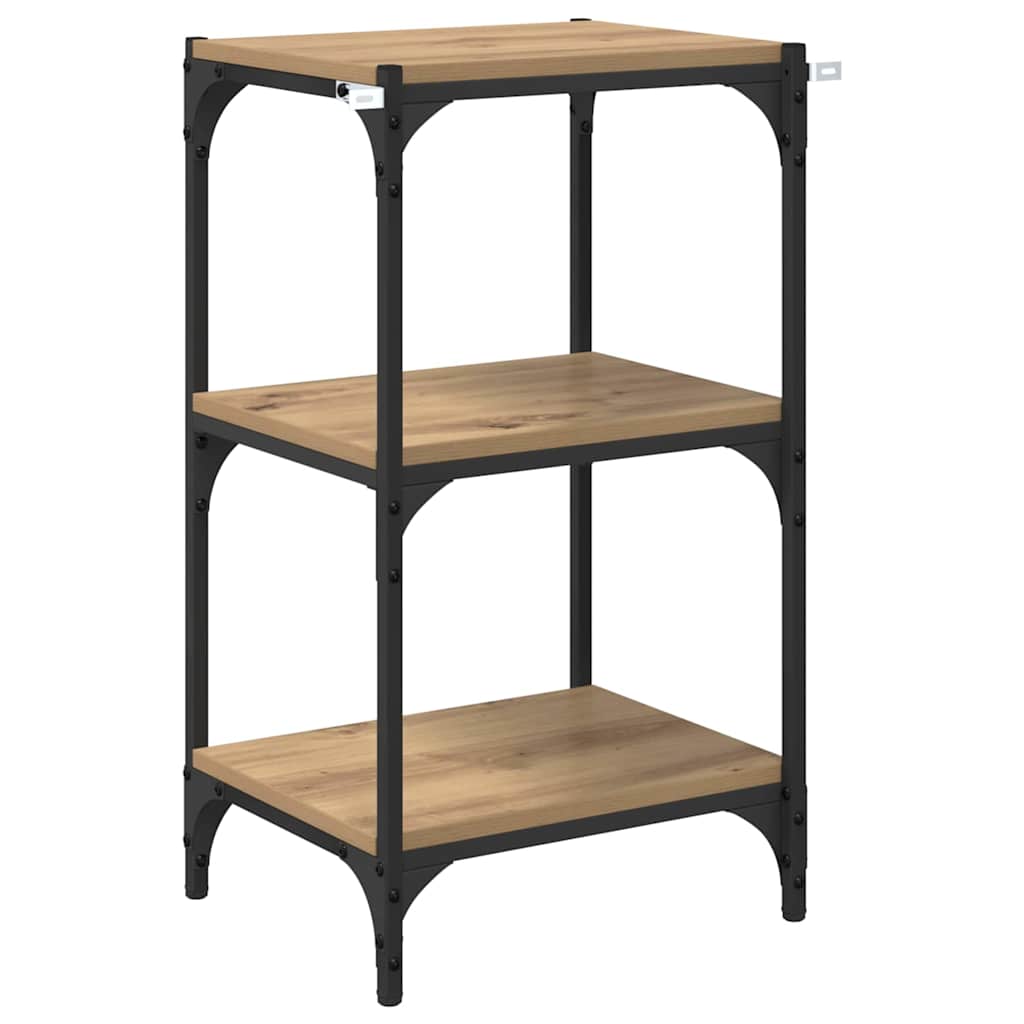 Boekenkast artisanaal eikenkleurig 40 x 33 x 70,5 cm is nu te koop bij PeponiXL, paradijselijk wonen!