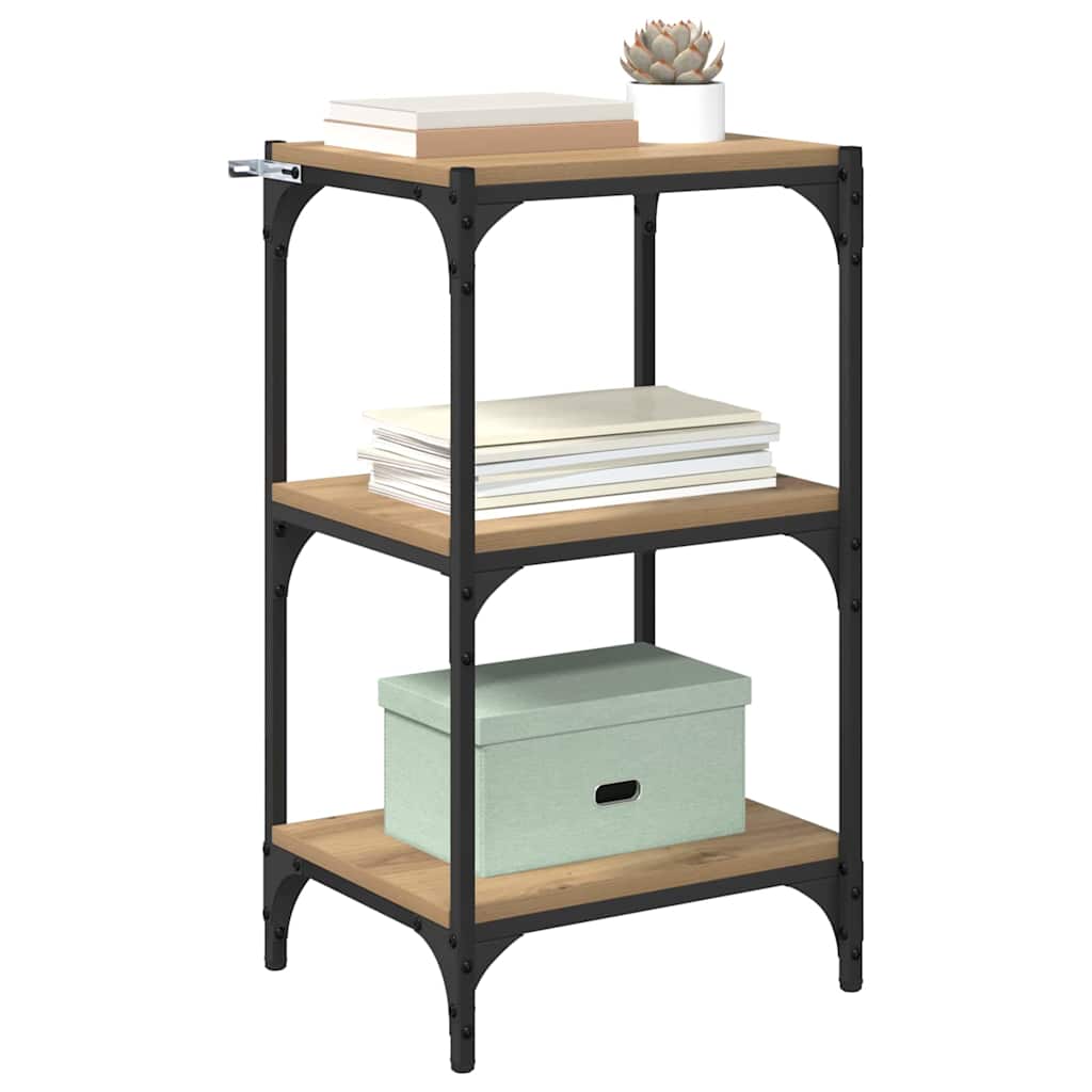 Boekenkast artisanaal eikenkleurig 40 x 33 x 70,5 cm is nu te koop bij PeponiXL, paradijselijk wonen!