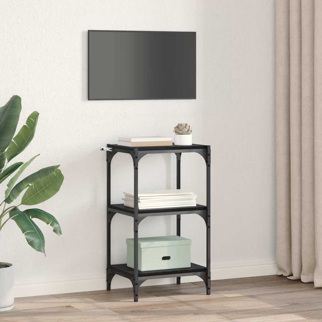 Boekenkast Zwart eiken 40 x 33 x 70,5 cm is nu te koop bij PeponiXL, paradijselijk wonen!