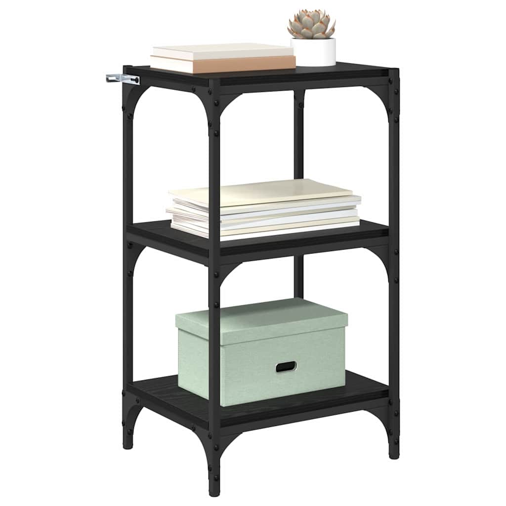 Boekenkast Zwart eiken 40 x 33 x 70,5 cm is nu te koop bij PeponiXL, paradijselijk wonen!