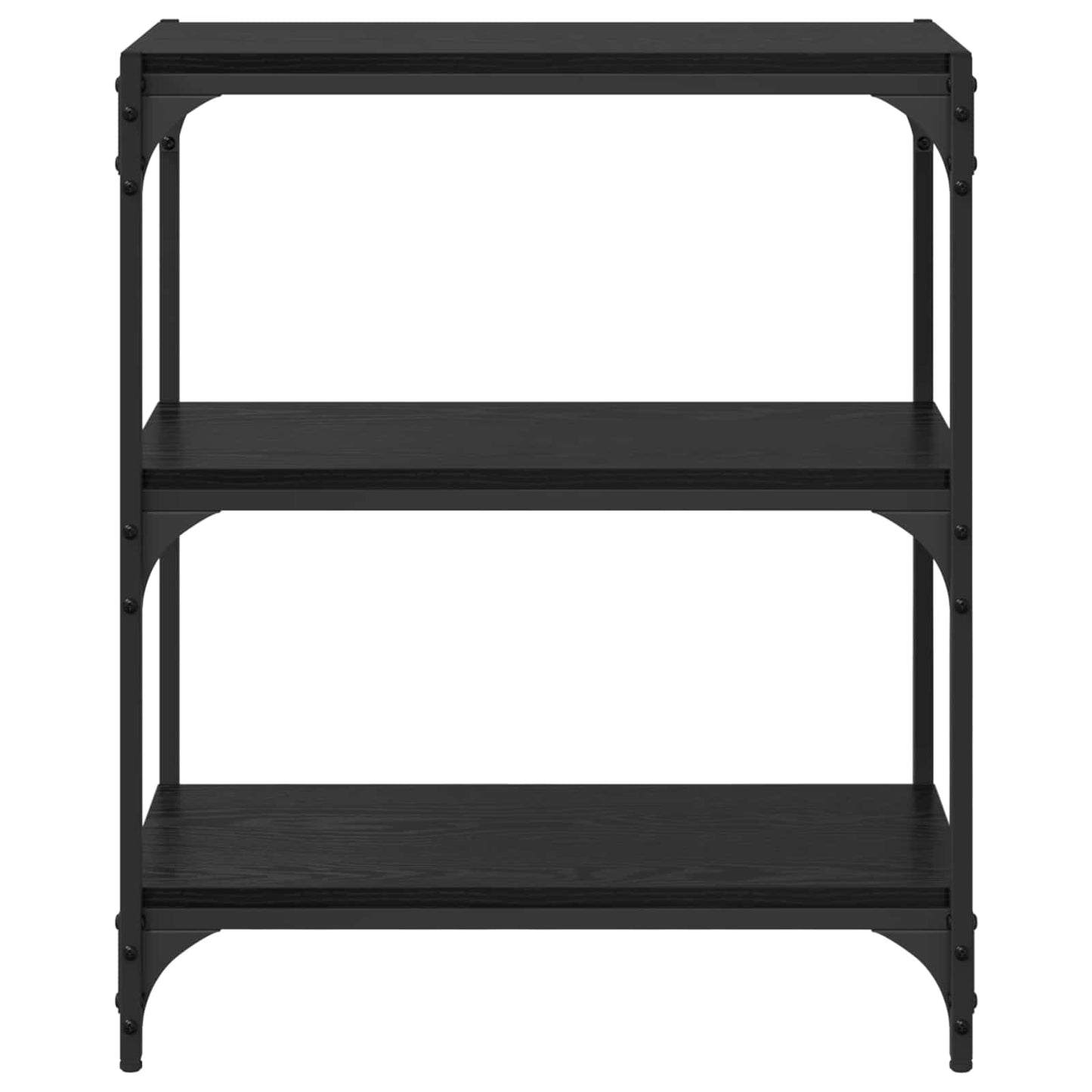 Boekenkast Zwart eiken 60 x 33 x 70,5 cm is nu te koop bij PeponiXL, paradijselijk wonen!