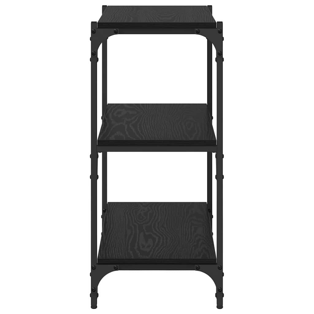 Boekenkast Zwart eiken 60 x 33 x 70,5 cm is nu te koop bij PeponiXL, paradijselijk wonen!