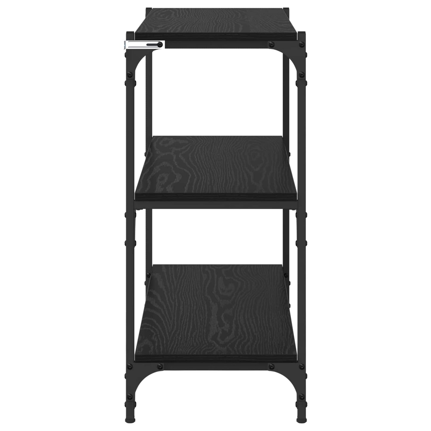 Boekenkast Zwart Eiken 80 x 33 x 70,5 cm is nu te koop bij PeponiXL, paradijselijk wonen!