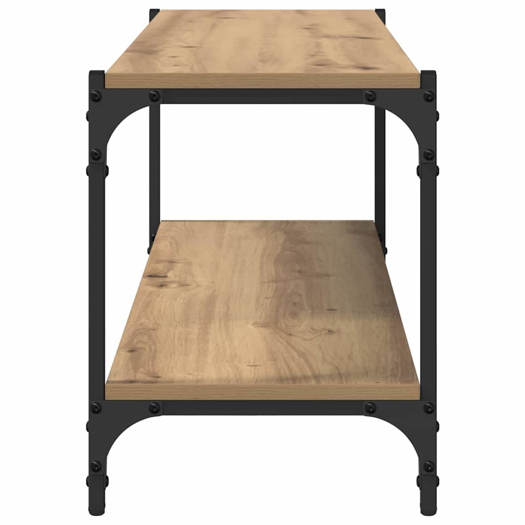 TV-kast Artisan Eiken 100x33x41cm Gemonteerd hout en ijzer is nu te koop bij PeponiXL, paradijselijk wonen!