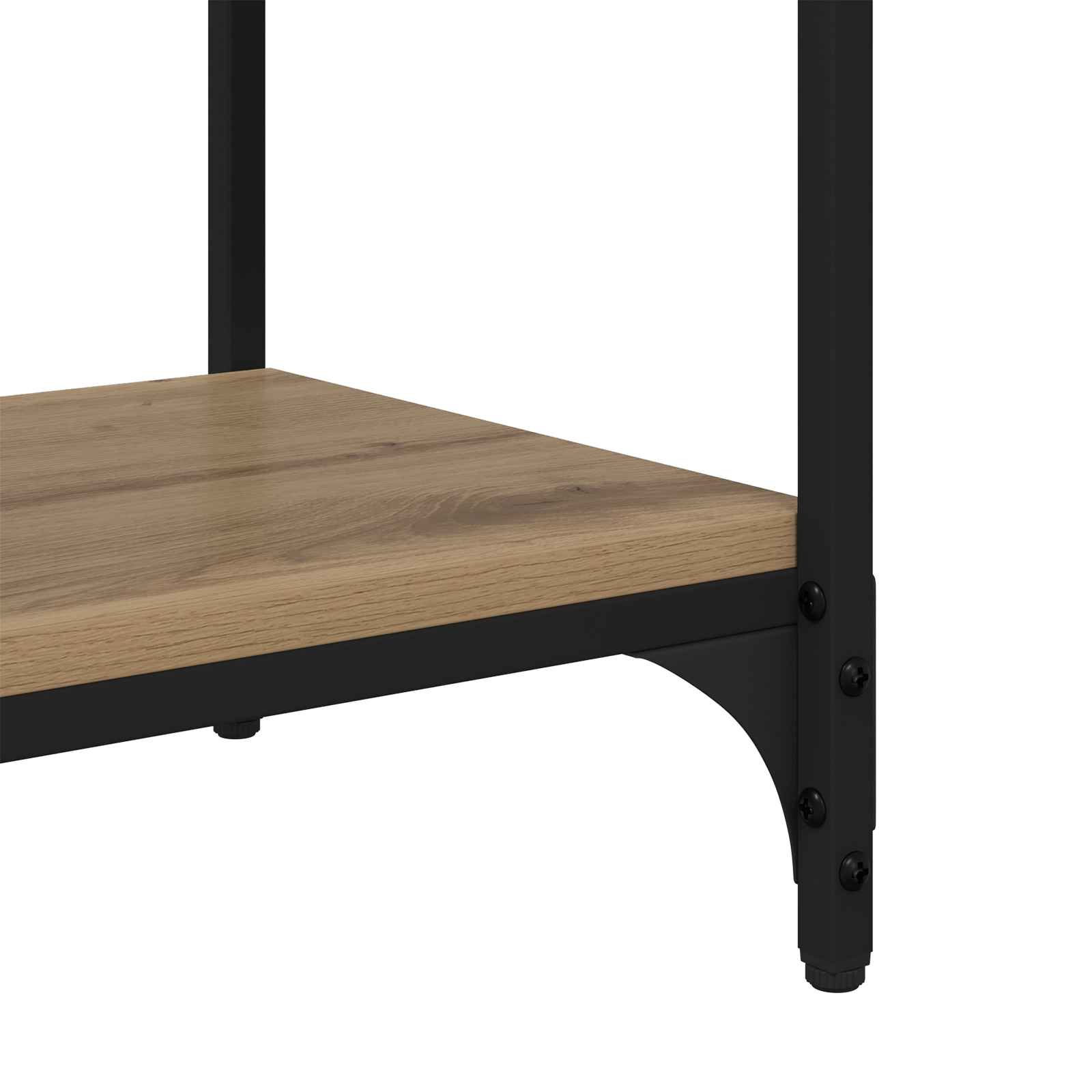 Boekenkast 3-laags 100 x 33 x 70,5 cm Gemonteerd hout en ijzer is nu te koop bij PeponiXL, paradijselijk wonen!