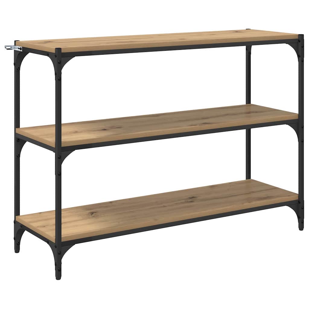 Boekenkast artisanaal eikenkleurig 100 x 33 x 70,5 cm is nu te koop bij PeponiXL, paradijselijk wonen!