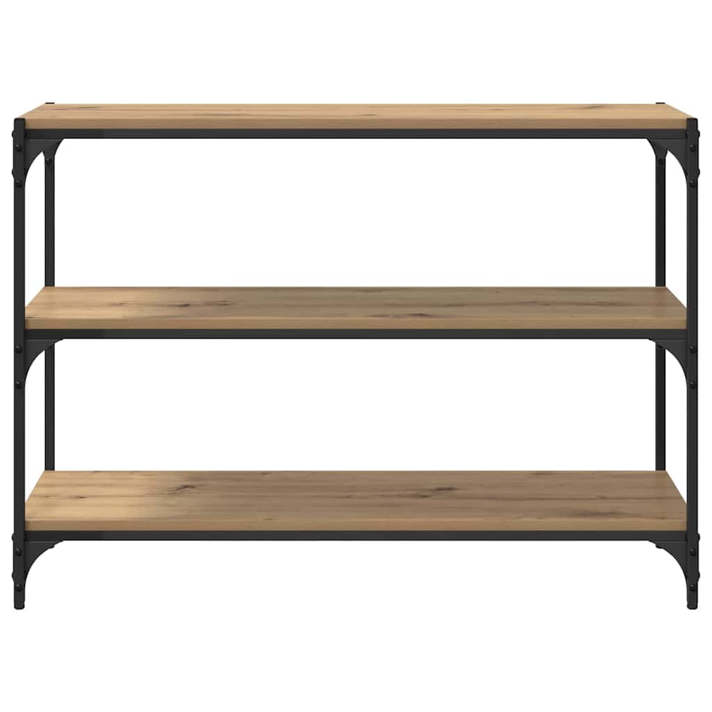 Boekenkast artisanaal eikenkleurig 100 x 33 x 70,5 cm is nu te koop bij PeponiXL, paradijselijk wonen!