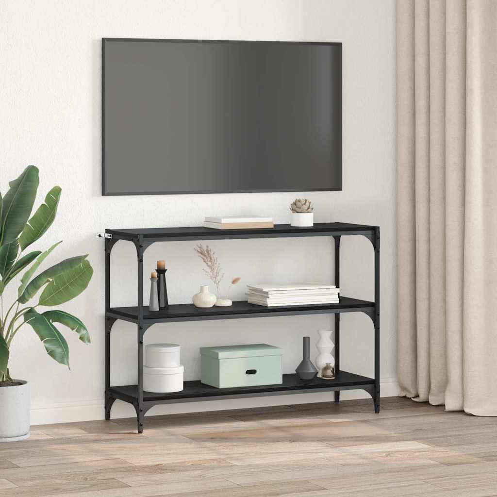 Boekenkast Zwart eiken 100 x 33 x 70,5 cm is nu te koop bij PeponiXL, paradijselijk wonen!