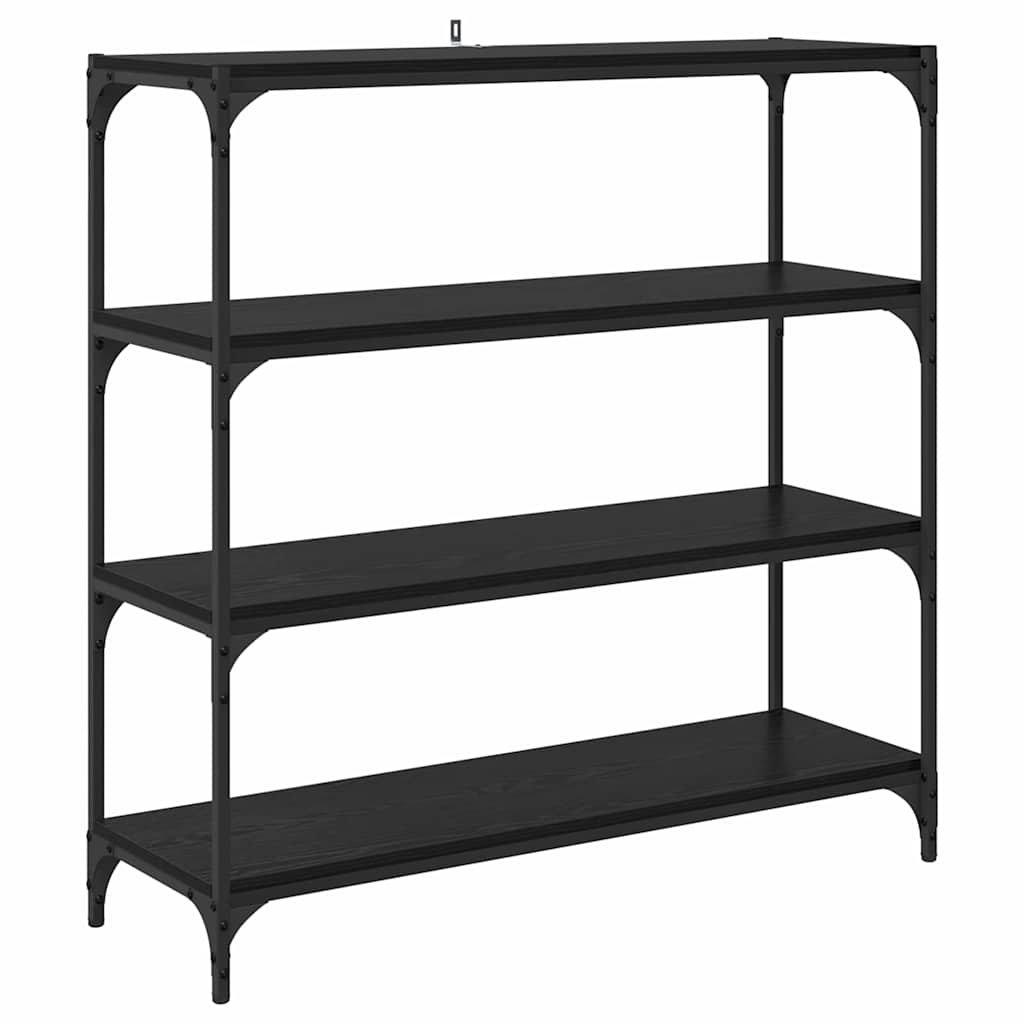 Boekenkast Zwart Eiken 100 x 33 x 100 cm is nu te koop bij PeponiXL, paradijselijk wonen!