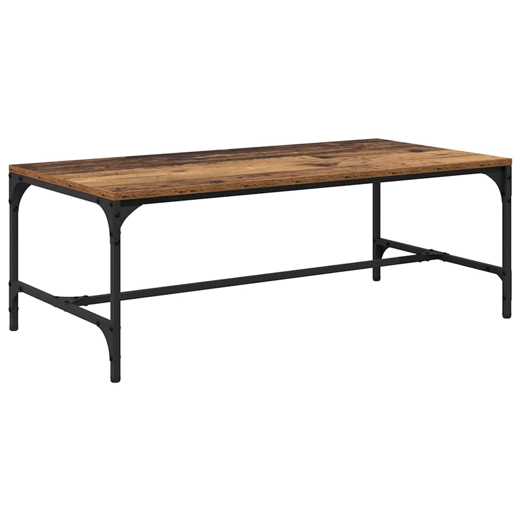 Salontafel Oud Hout 100 x 50 x 35 cm Bewerkt hout is nu te koop bij PeponiXL, paradijselijk wonen!