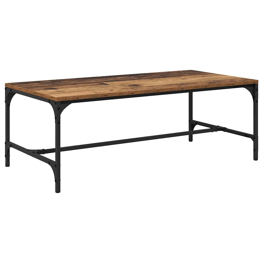 Salontafel Oud Hout 100 x 50 x 35 cm Bewerkt hout is nu te koop bij PeponiXL, paradijselijk wonen!
