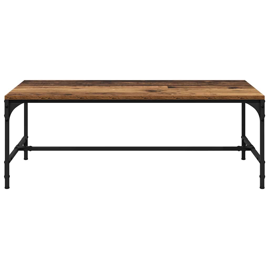 Salontafel Oud Hout 100 x 50 x 35 cm Bewerkt hout is nu te koop bij PeponiXL, paradijselijk wonen!