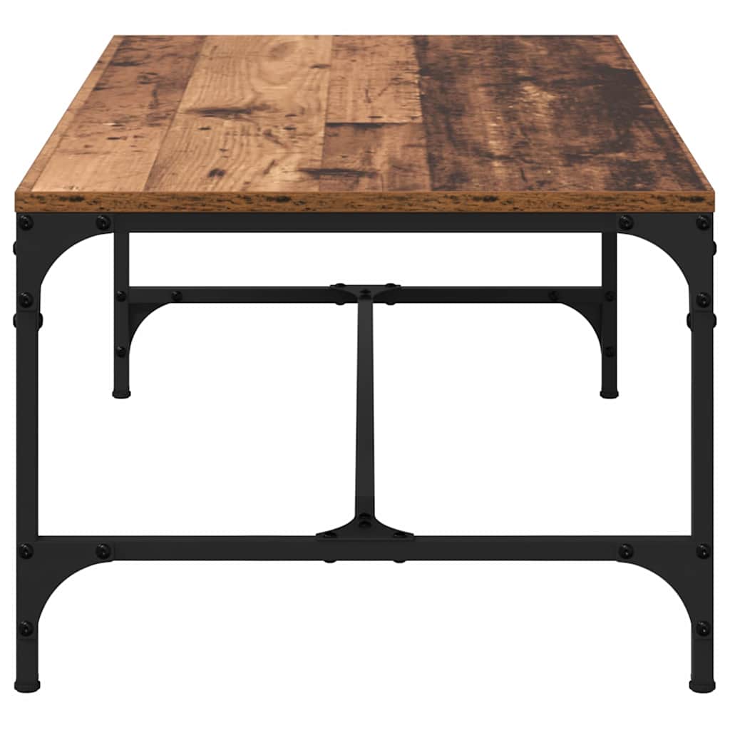 Salontafel Oud Hout 100 x 50 x 35 cm Bewerkt hout is nu te koop bij PeponiXL, paradijselijk wonen!
