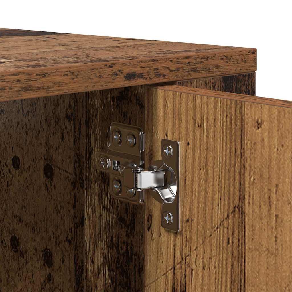 Wandgemonteerde TV-kast Oud Hout 100 x 34,5 x 40 cm is nu te koop bij PeponiXL, paradijselijk wonen!