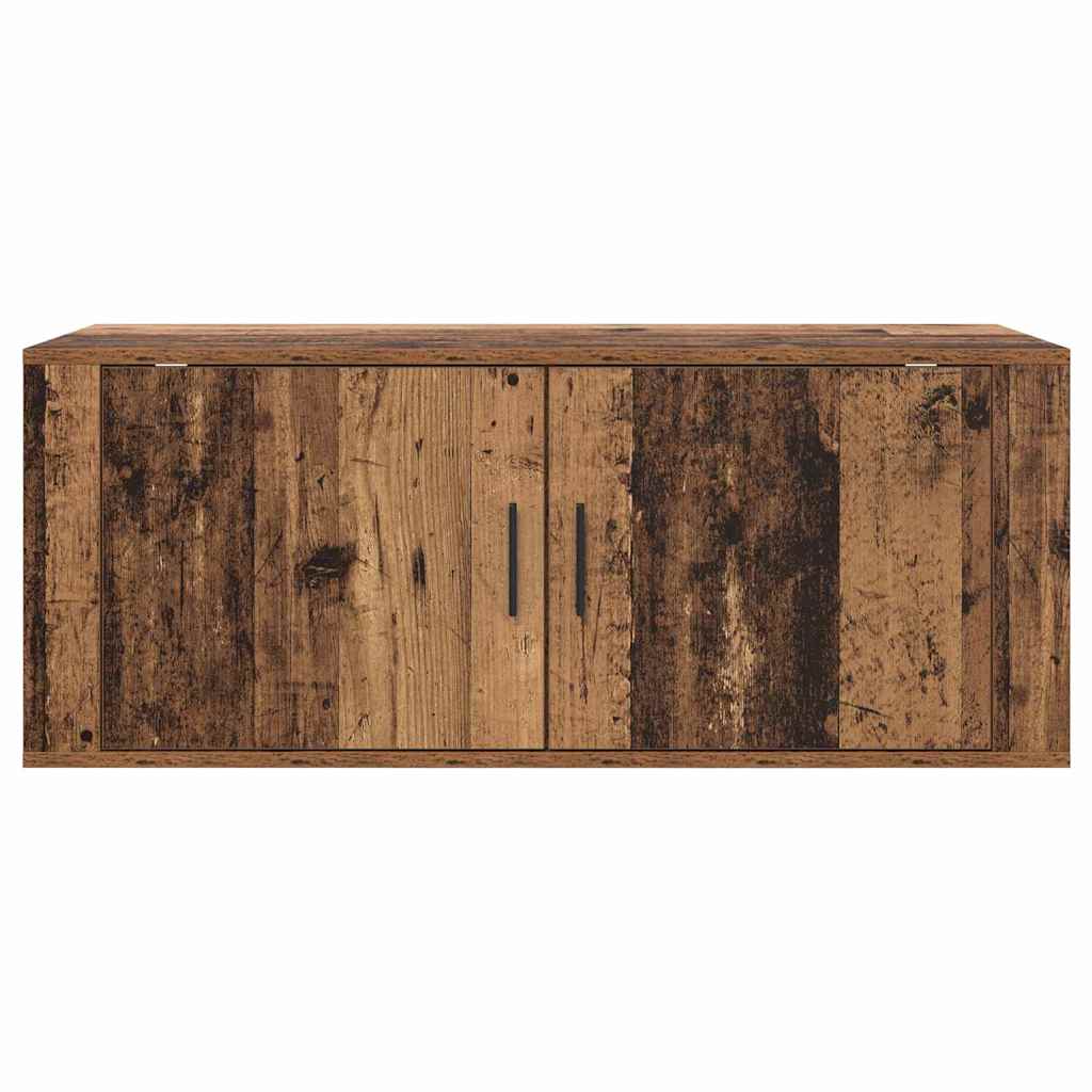 Wandgemonteerde TV-kast Oud Hout 100 x 34,5 x 40 cm is nu te koop bij PeponiXL, paradijselijk wonen!
