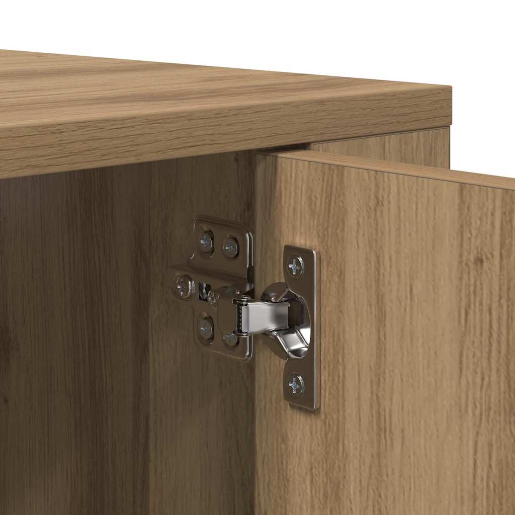 Wandgemonteerde TV-kast Artisan Eiken 100 x 34,5 x 40 cm is nu te koop bij PeponiXL, paradijselijk wonen!