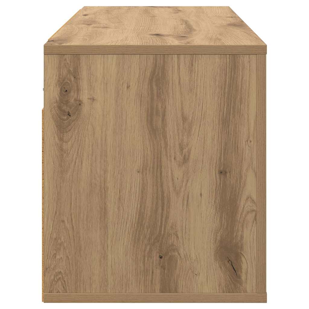 Wandgemonteerde TV-kast Artisan Eiken 100 x 34,5 x 40 cm is nu te koop bij PeponiXL, paradijselijk wonen!