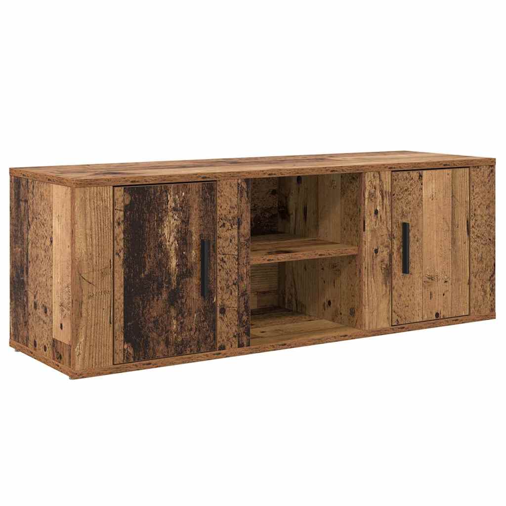 TV-kast Oud Hout 100 x 31,5 x 35 cm Bewerkt hout is nu te koop bij PeponiXL, paradijselijk wonen!