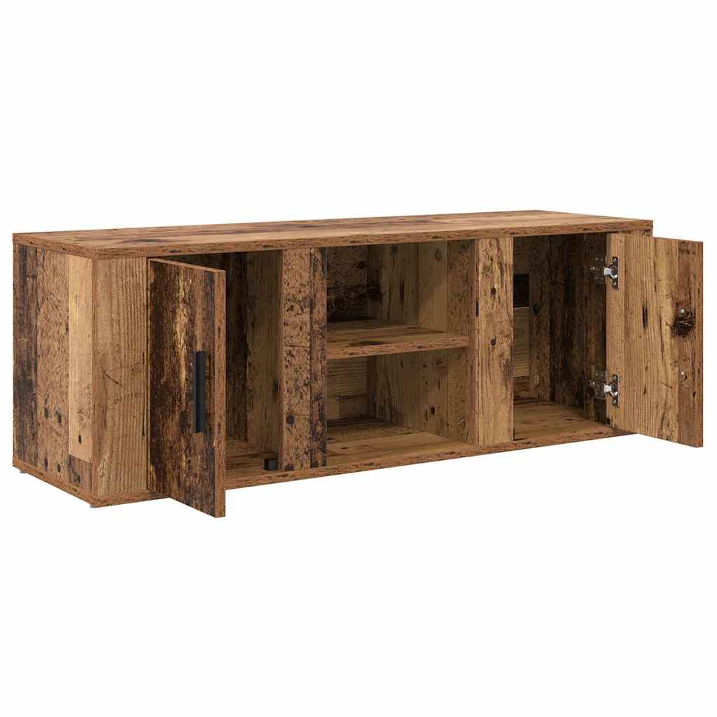 TV-kast Oud Hout 100 x 31,5 x 35 cm Bewerkt hout is nu te koop bij PeponiXL, paradijselijk wonen!
