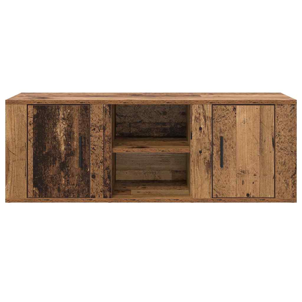 TV-kast Oud Hout 100 x 31,5 x 35 cm Bewerkt hout is nu te koop bij PeponiXL, paradijselijk wonen!