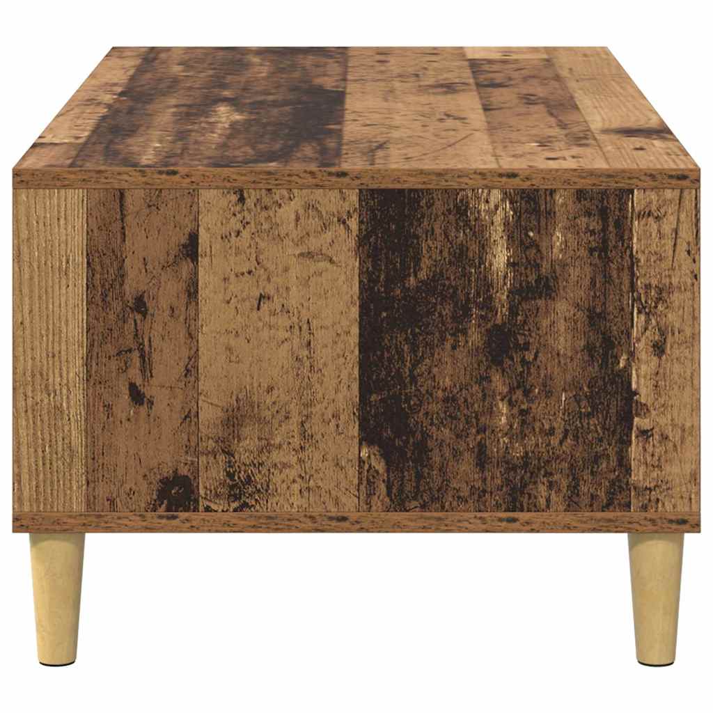 Salontafel met lade Oud Hout 90 x 50 x 26.5 cm Bewerkt hout is nu te koop bij PeponiXL, paradijselijk wonen!
