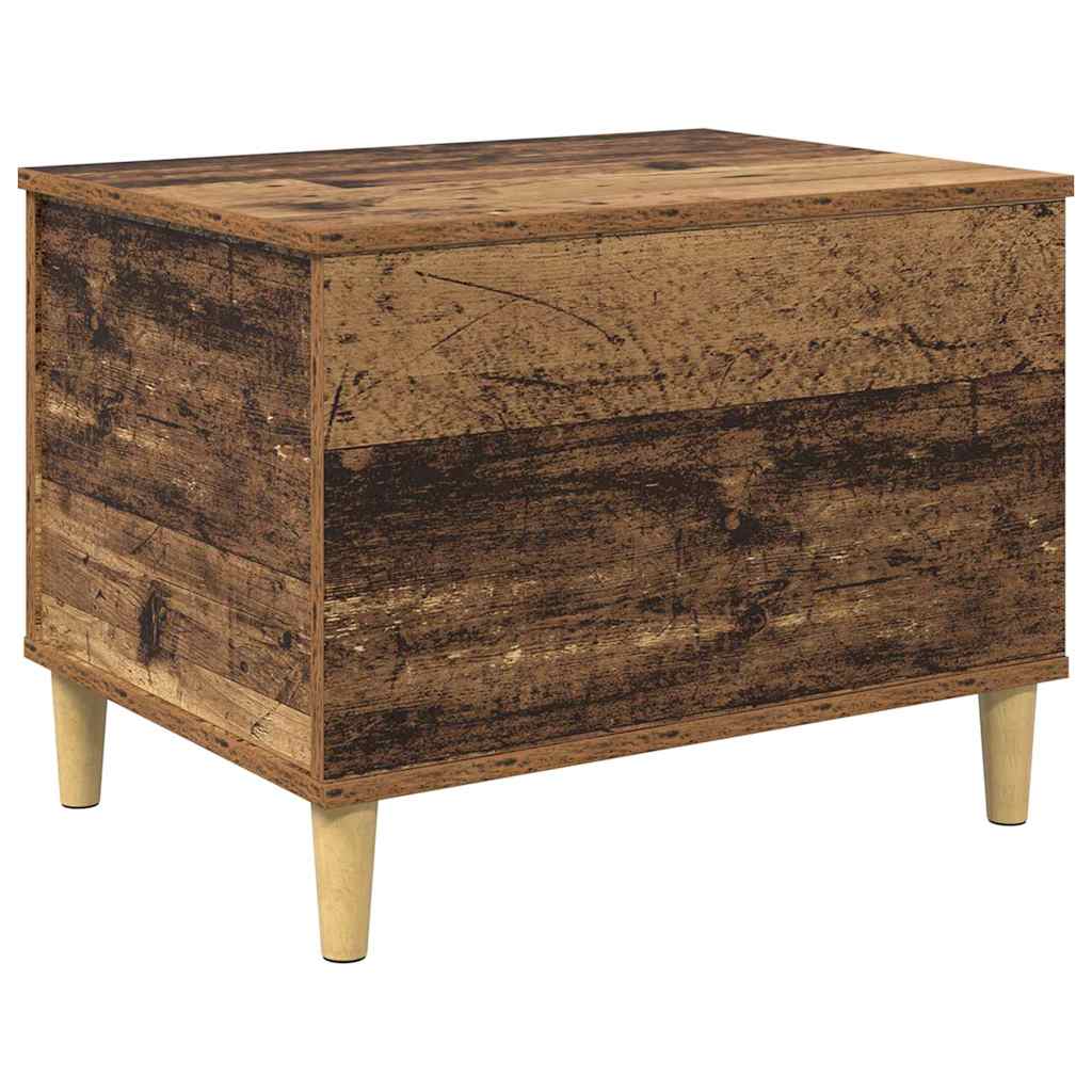 Nachtkastje Oudhout 60 x 44,5 x 45 cm Bewerkt hout is nu te koop bij PeponiXL, paradijselijk wonen!