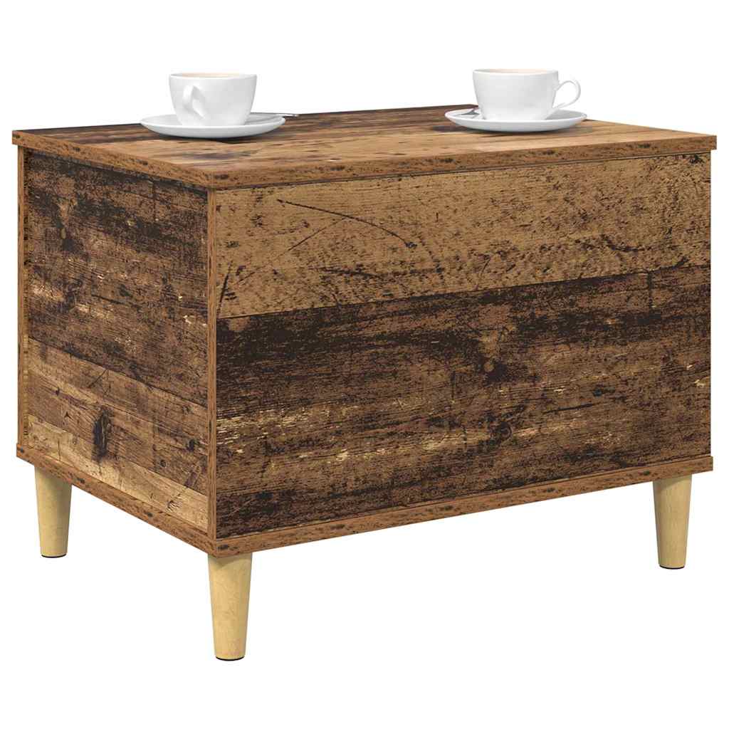 Nachtkastje Oudhout 60 x 44,5 x 45 cm Bewerkt hout is nu te koop bij PeponiXL, paradijselijk wonen!