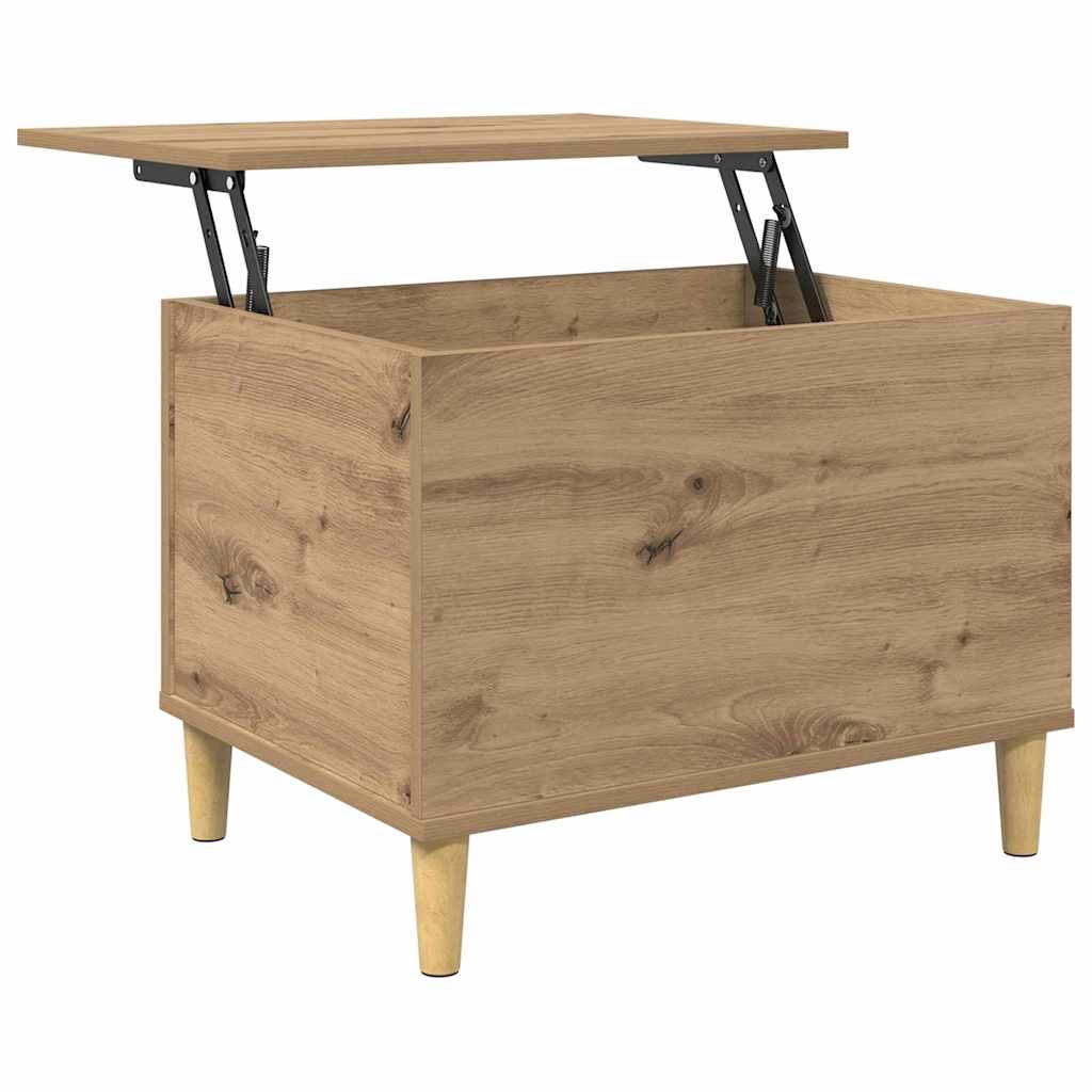 Nachtkastje Artisan Eiken 60 x 44,5 x 45 cm Bewerkt hout is nu te koop bij PeponiXL, paradijselijk wonen!