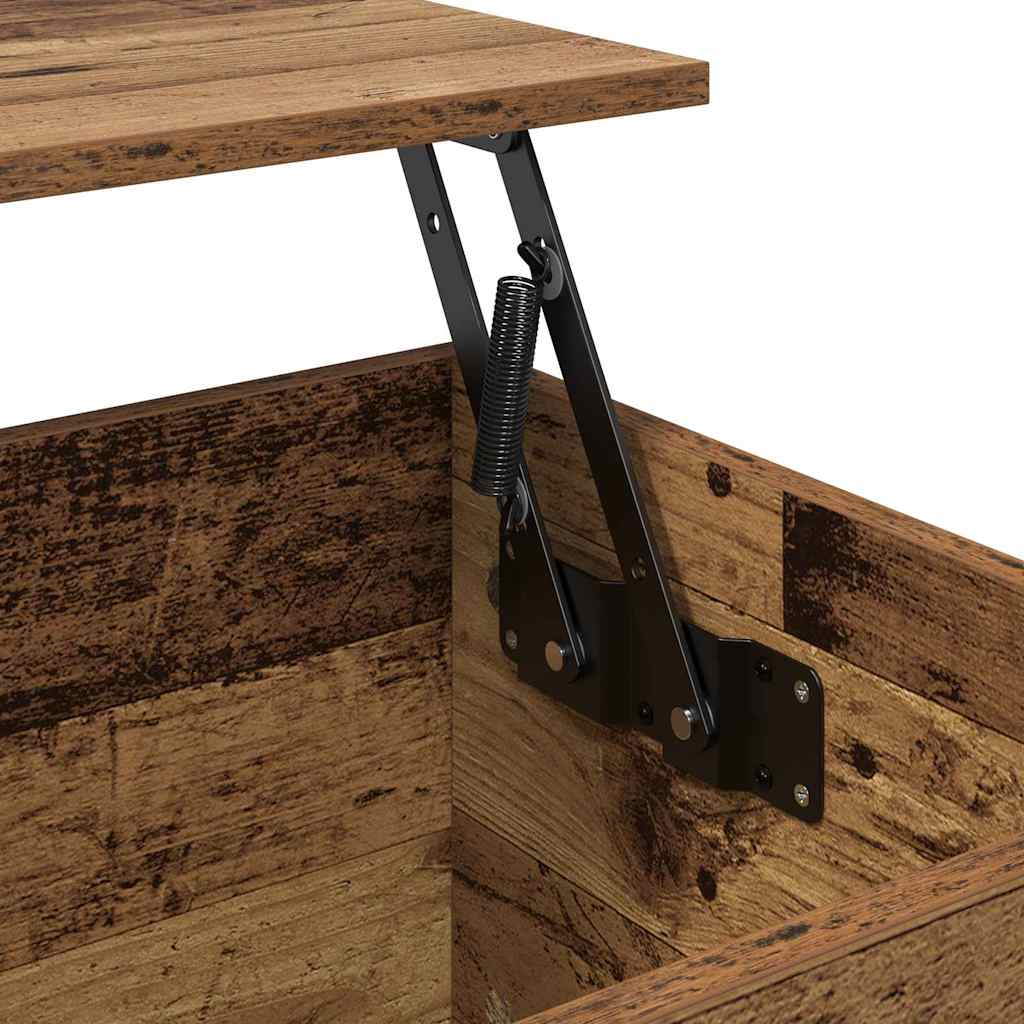 Salontafel Oud Hout 60 x 44,5 x 45 cm Bewerkt hout is nu te koop bij PeponiXL, paradijselijk wonen!