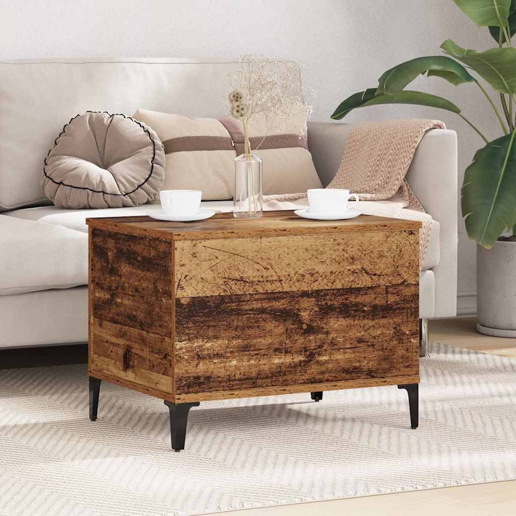 Salontafel Oud Hout 60 x 44,5 x 45 cm Bewerkt hout is nu te koop bij PeponiXL, paradijselijk wonen!
