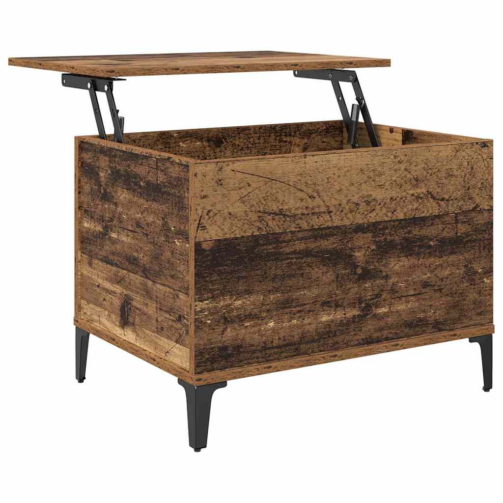 Salontafel Oud Hout 60 x 44,5 x 45 cm Bewerkt hout is nu te koop bij PeponiXL, paradijselijk wonen!