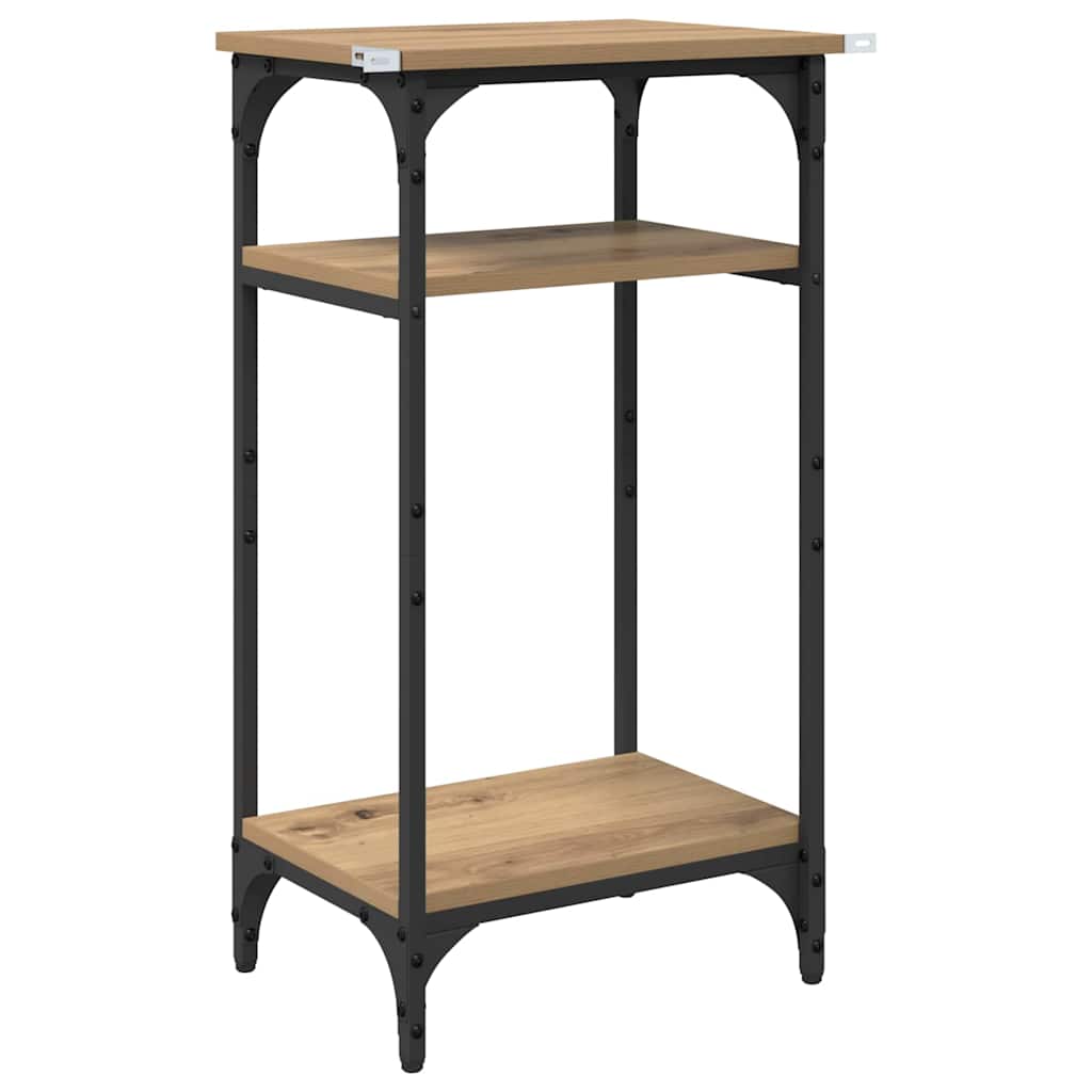 Bijzettafel Artisan Eiken 40 x 30 x 75 cm Bewerkt hout is nu te koop bij PeponiXL, paradijselijk wonen!