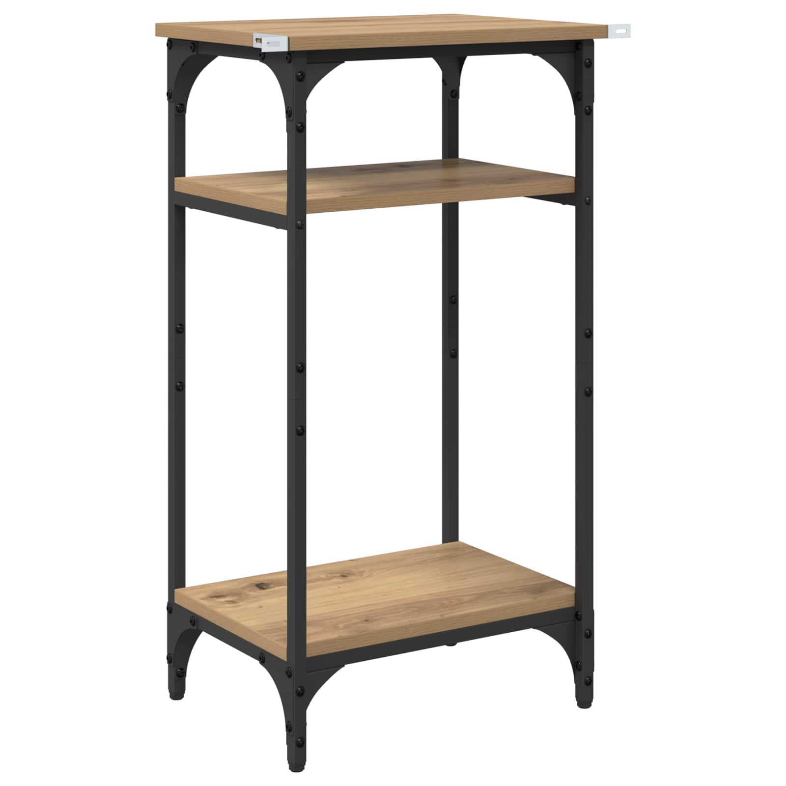 Bijzettafel Artisan Eiken 40 x 30 x 75 cm Bewerkt hout is nu te koop bij PeponiXL, paradijselijk wonen!